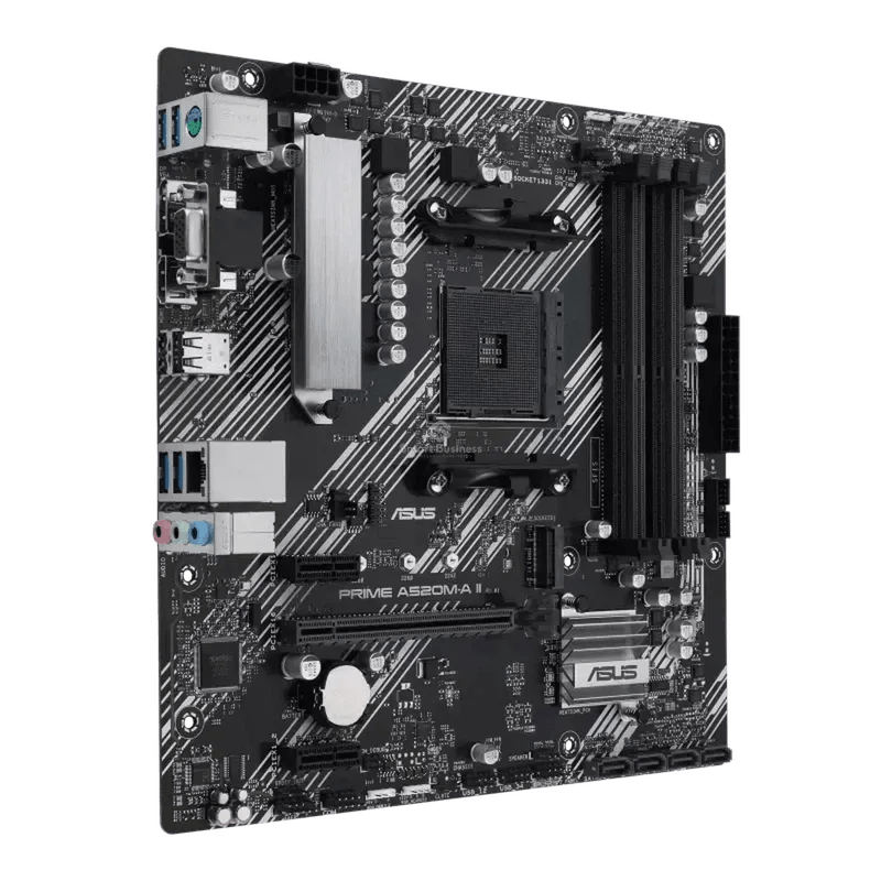 Placa Base ASUS Micro ATX PRIME A520M-A II CSM, Socket AM4, Chipset AMD A520, HDMI, Soporte DDR4 128GB para Procesadores AMD Ryzen - SMART BUSINESS