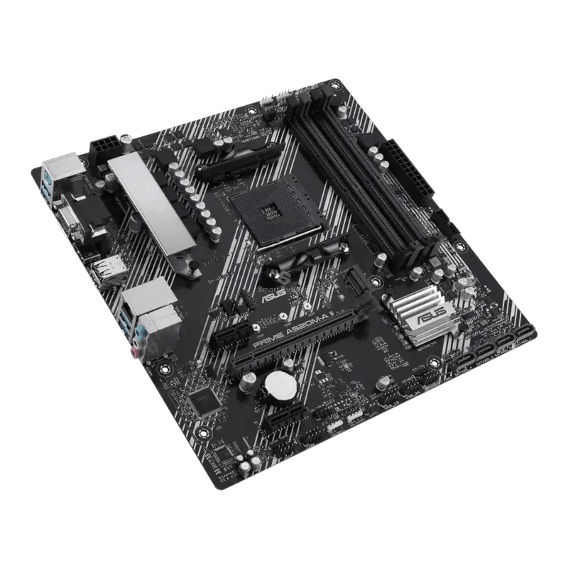 Placa Base ASUS Micro ATX PRIME A520M-A II CSM, Socket AM4, Chipset AMD A520, HDMI, Soporte DDR4 128GB para Procesadores AMD Ryzen - SMART BUSINESS