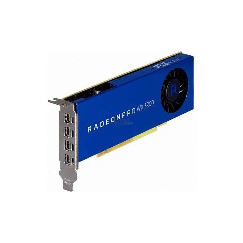 Tarjeta Gráfica Biostar Radeon Pro WX 3200 4GB GDDR5, 128 Bits, Ideal para Videojuegos, con Ventilador - SMART BUSINESS