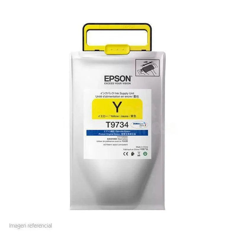 Bolsa De Tinta Epson Durabrite Pro T973420, Color Yellow. - SMART BUSINESS