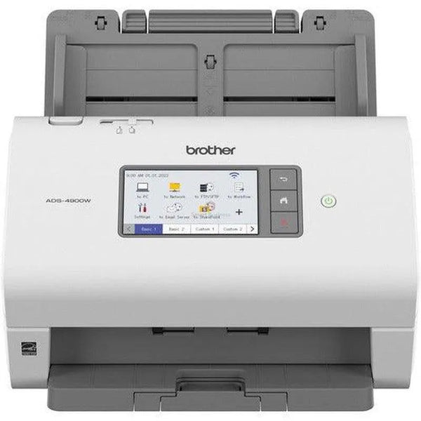 Brother Escáner De Superficie Plana Brother Ads-4900W - Inalámbrico - 600 X 600 Ppp Óptico - 48 Bits Color - 60 Ppm (Mono) - 60 Ppm (Color) - Escaneo Dúplex - Usb - SMART BUSINESS