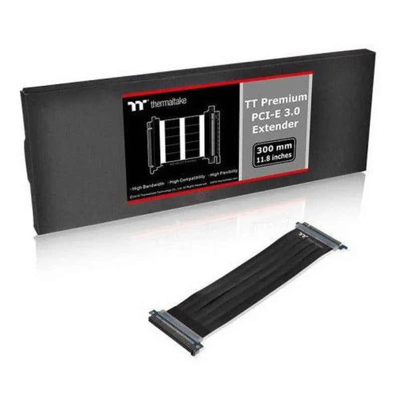 Cable Riser Thermaltake Tt Premium, Pci-E 3.0 X16, 30 Cm, Negro, Hasta 8 Gbps. - SMART BUSINESS