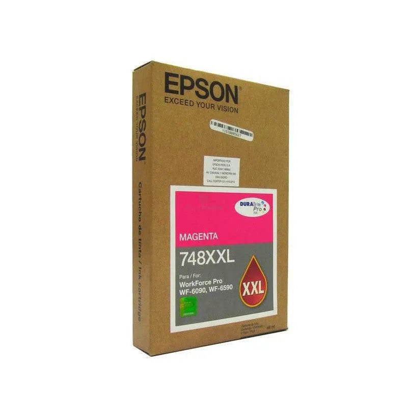 Cartucho De Tinta Epson 748Xxl, Magenta, Alto Rendimiento, Para Epson Workforce Pro. - SMART BUSINESS