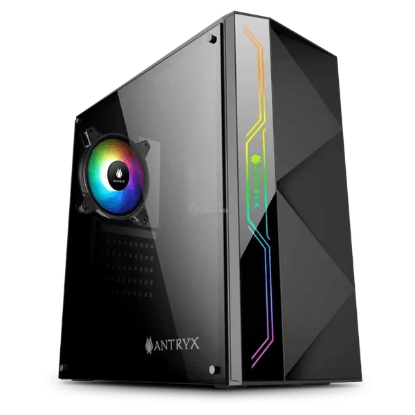 Case C/Fuente B500W Antryx Xtreme Neo I Argb Fan X1, C/Cinta Led (Ac-Xn01Kr1-500Cp) - SMART BUSINESS