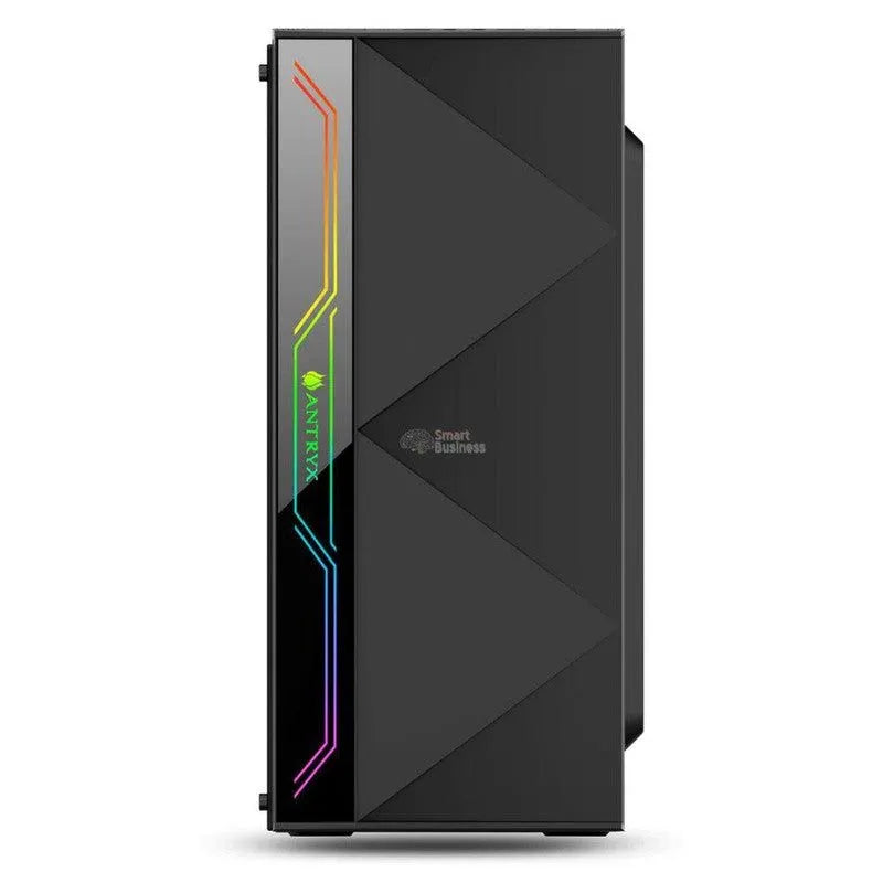 Case C/Fuente B500W Antryx Xtreme Neo I Argb Fan X1, C/Cinta Led (Ac-Xn01Kr1-500Cp) - SMART BUSINESS