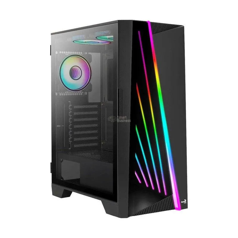 Case Gamer Aerocool Mirage-G-Bk-V2 Argb Mid Tower Sin Fuente - SMART BUSINESS
