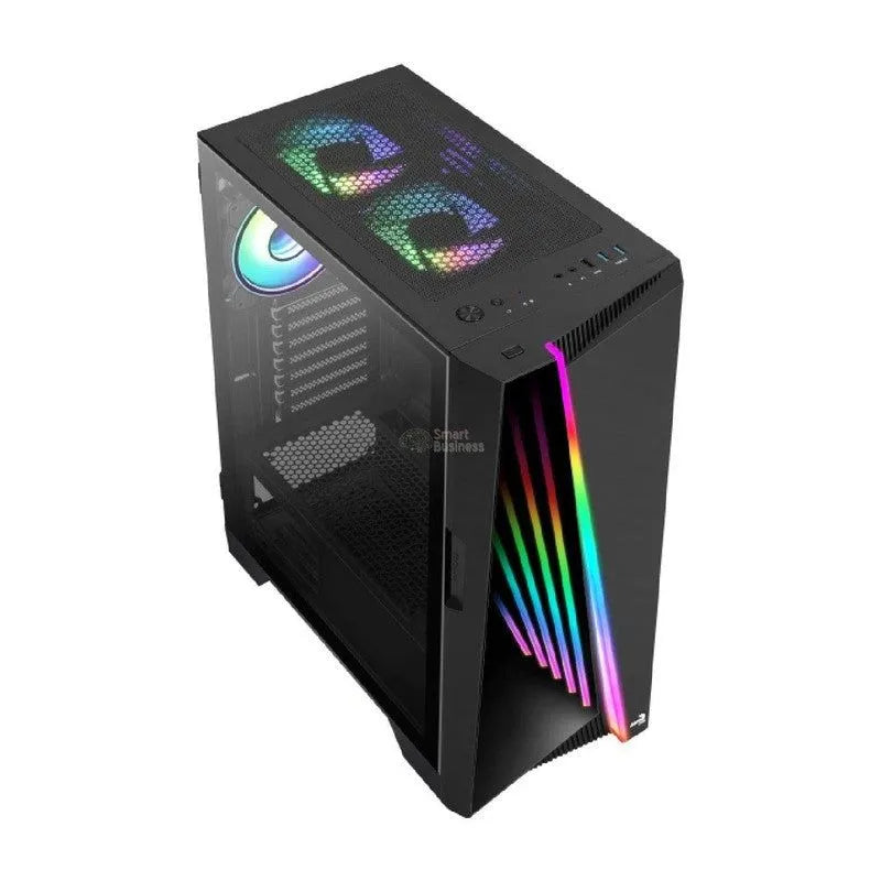 Case Gamer Aerocool Mirage-G-Bk-V2 Argb Mid Tower Sin Fuente - SMART BUSINESS