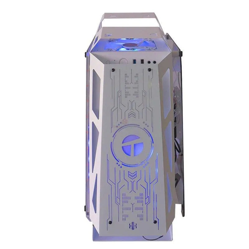 Case Gamer Teros Te1311, Blanco, Usb 3.0, Usb 2.0, Audio Fan Argb - SMART BUSINESS