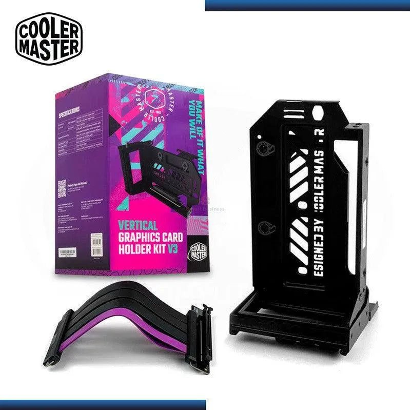 Cooler Master Soporte Para Tarjeta Gráfica Holder Kit V3, Pci Express 4.0, Negro - SMART BUSINESS