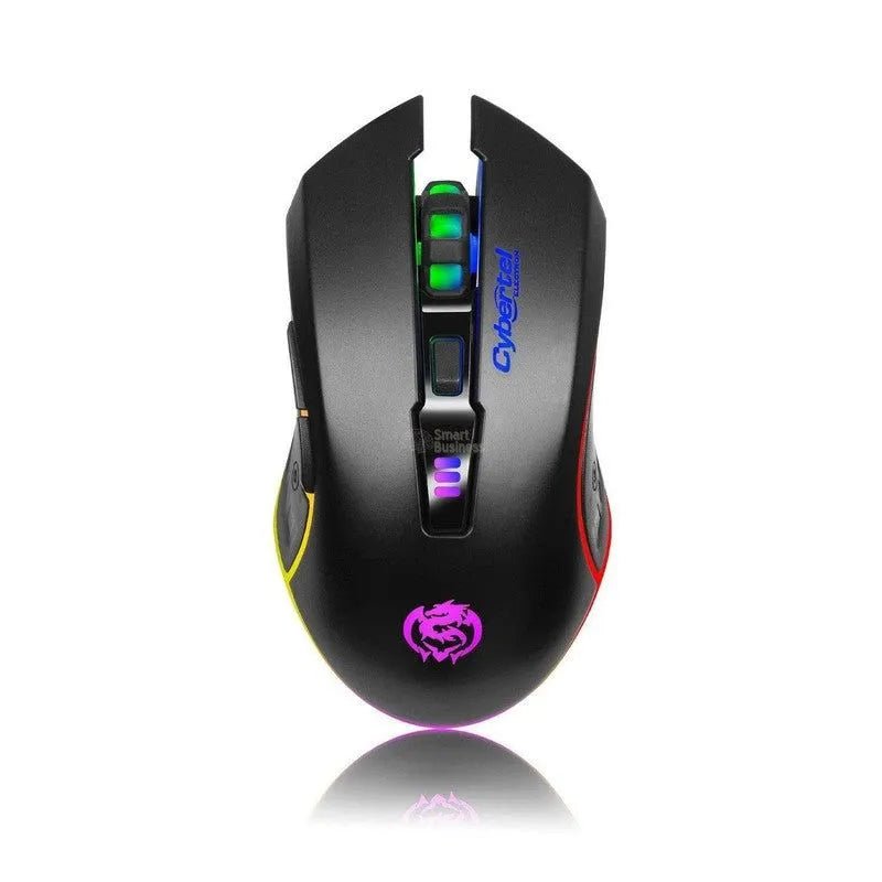 Mouse Gamer Elektron Cyb M515 Usb Rgb 3200Dpi Cybertel - SMART BUSINESS