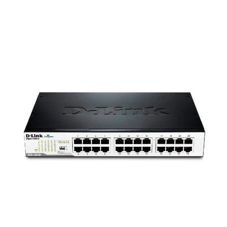 Switch D-Link Des-1024D, 10/100 Mbps, 24 X Rj-45, Csma/Cd, Para Rack, Autovoltaje. - SMART BUSINESS