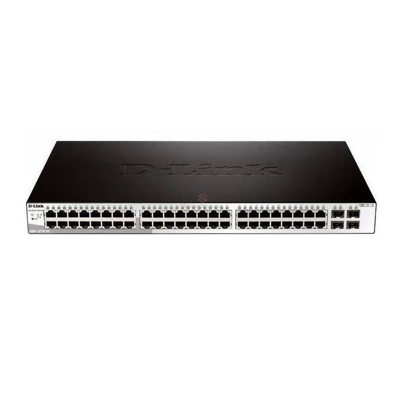 Switch Smart D-Link Dgs-1210-52, 48 Rj-45 Lan Gbe, 4 Puertos Dual-Speed Sfp. - SMART BUSINESS