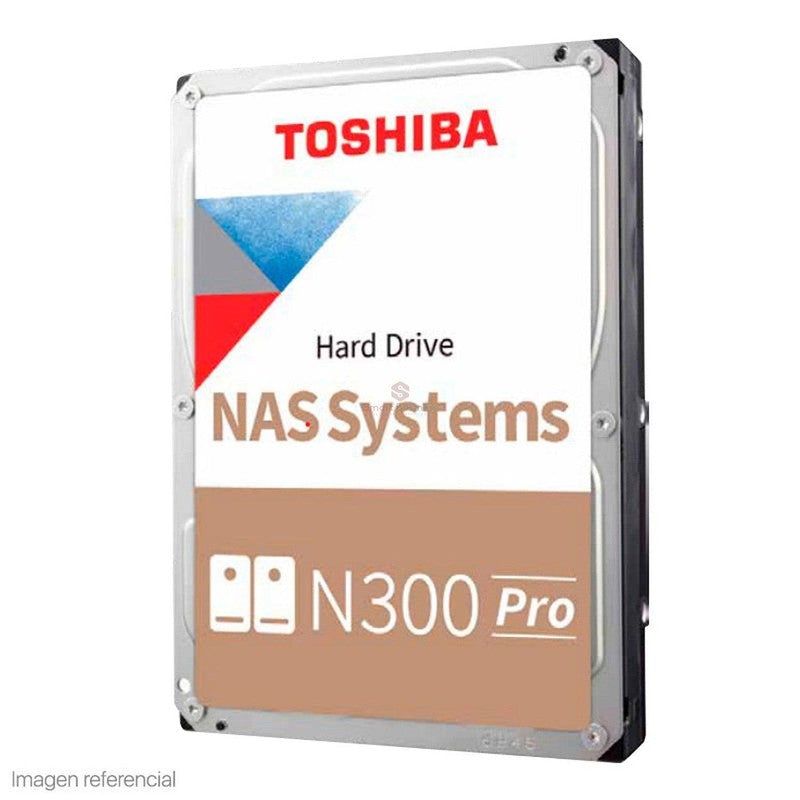 DISCO DURO TOSHIBA N300 PRO, 16TB NAS, SATA 6.0GB/S, 7200RPM, 512MB CACHE, 3.5" - SMART BUSINESS