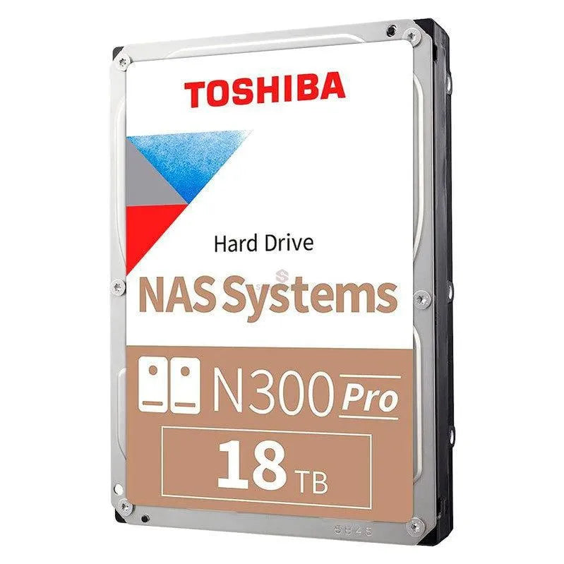 Disco Duro Toshiba N300 Pro Nas, 18Tb, Sata 6.0Gb/S, 7200Rpm, 512Mb Cache, 3.5". - SMART BUSINESS