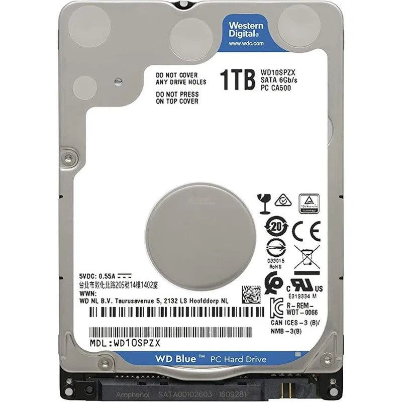 Disco Duro Western Digital Blue Wd10Spzx, 1Tb, Sata 6.0 Gb/S, 5400 Rpm, 2.5". - SMART BUSINESS