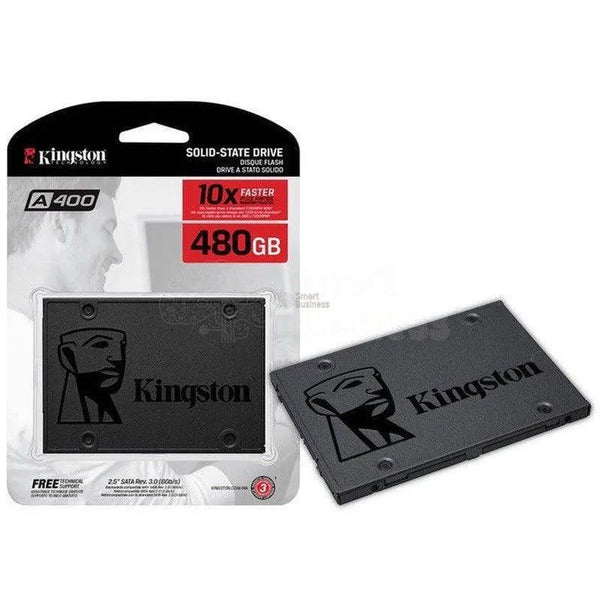 Disco Solido Ssd Sata 2.5 Kingston 480Gb, Lectura 500Mb Y 450Mb De Escritura, Compatible Con Laptop Y Pc De Escritorio (Sa400M8/480G) - SMART BUSINESS