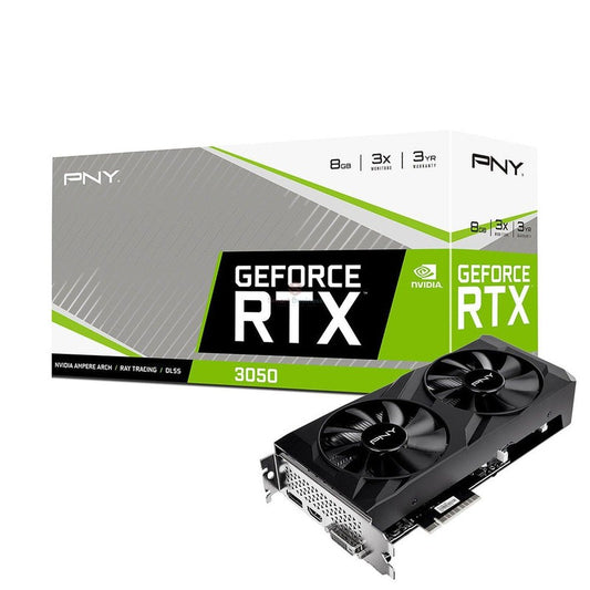 PNY GeForce RTX™ 3050 8GB Verto Dual Fan VCG30518DFBPB1