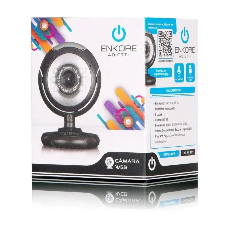 Camara Web Adictt Enc Wc102+ 640X480 Enkore - SMART BUSINESS