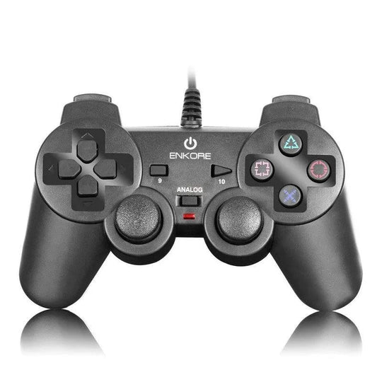 Gamepad Eng1000P Ps2 12 Botones 2Sticks Vibradr Enkore - SMART BUSINESS