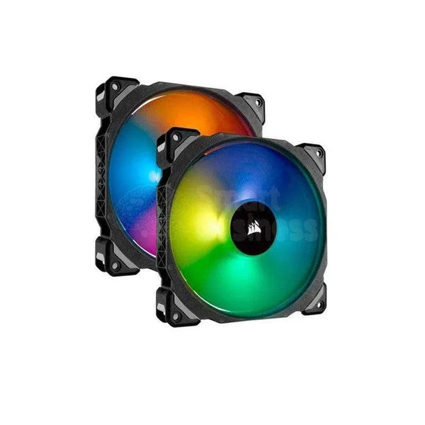 Fan Corsair Dual Ml140 Pro Rgb Led 14 Cm, 400 - 1200 Rpm, 10.8V - 13.2V, Pwm Control. - SMART BUSINESS