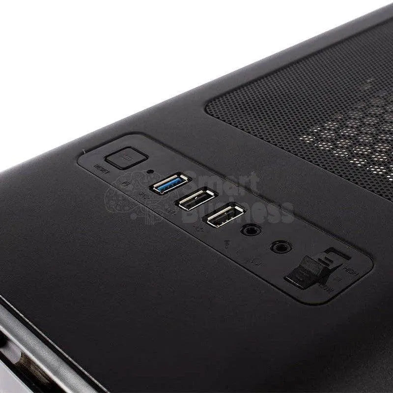 Case Gamer Gamemax Starlight Rojo Mid Tower Con Fuente 550W - SMART BUSINESS