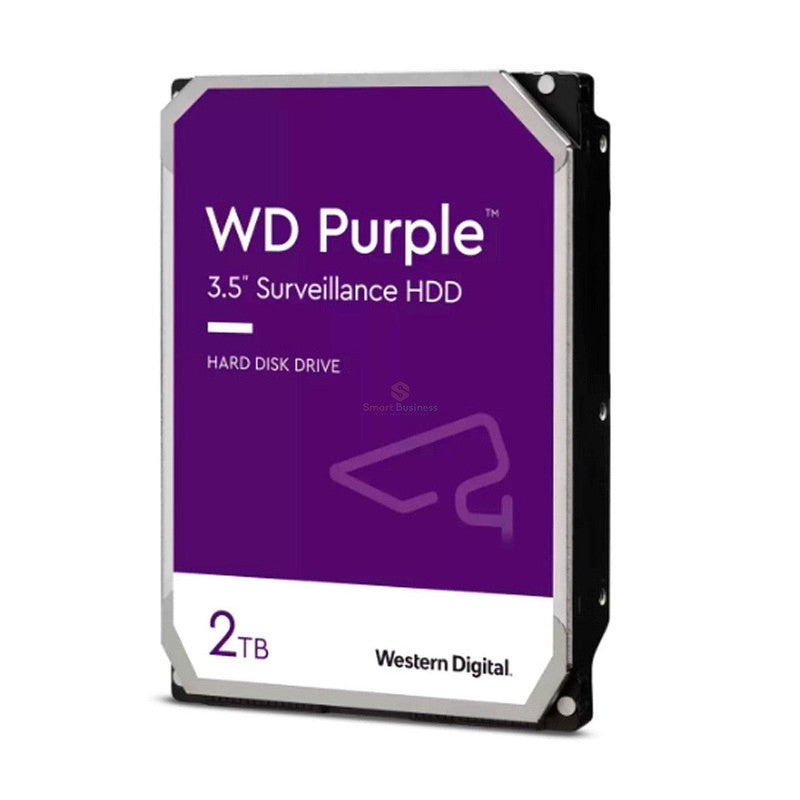 DISCO DURO WESTERN DIGITAL WD PURPLE, 2TB, SATA 6.0 GB/S, 64MB CACHE, 5400 RPM, 3.5