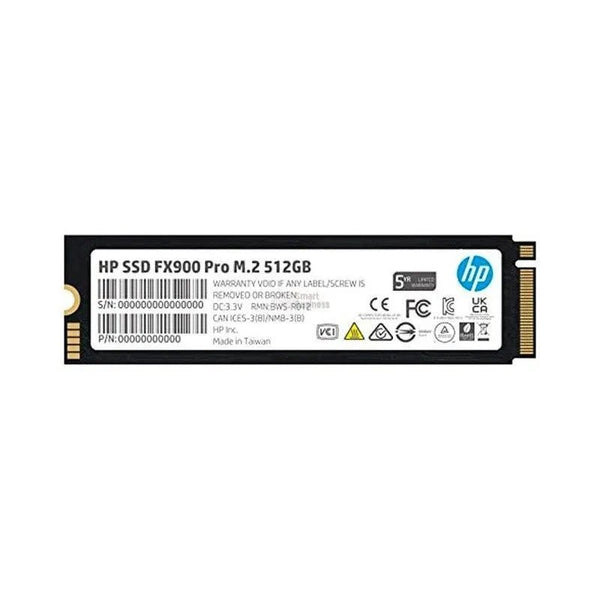 Ssd 512Gb Hp Fx900 Pro M.2 2280 Pcie 4X4 Nvme 4A3T9Aa#Abb - SMART BUSINESS