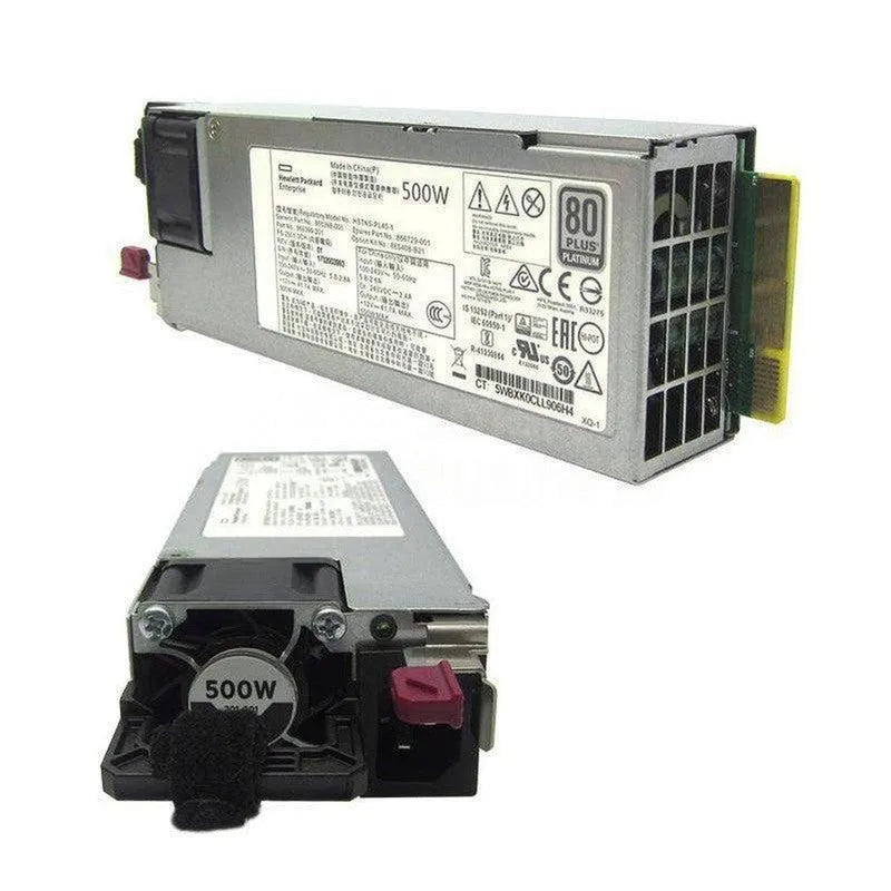 HPE Módulo de Alimentación 865408-B21, 500W, 80 Plus Platinum, Hot-Plug, 100-240V AC. - SMART BUSINESS