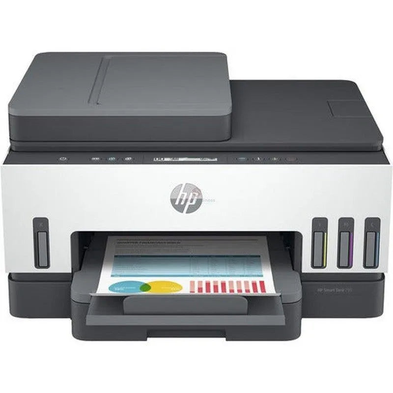 Impresora De Inyección De Tinta Multifunción Hp Smart Tank 750 - Color - Copiadora/Impresora/Escáner - 4800 X 1200 Dpi Impresión - Hp Print Service Plugin, Hp Smart App - Usb - SMART BUSINESS