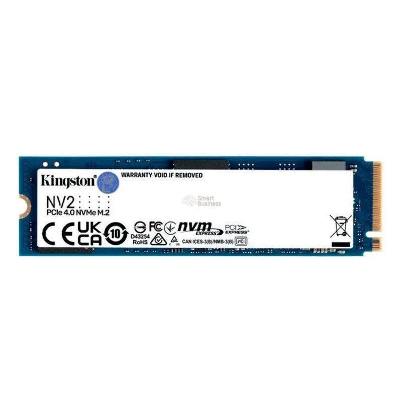 Disco Solido Ssd M.2 Pcie Kingston 250Gb Nv2, 2280, Gen4, Nvme, Unidad Interna De Estado Solido, Para Pc, Laptop, Lectura 3000Mb/S (Snv2S/250G) - SMART BUSINESS