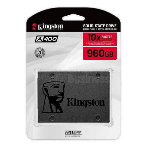 Disco Solido Ssd Sata 2.5 Kingston 960Gb Blister, Unidad De Almacenamiento, Compatible Con Laptop Y Pc De Escritorio (Sa400S37/960G) - SMART BUSINESS