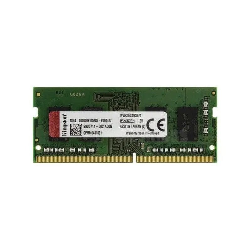 Kingston Módulo Ram Kingston Valueram - 4Gb - Ddr4-2666/Pc4-21300 Ddr4 Sdram - 2666Mhz - Cl19 - 1.20V - No-Ecc - Sin Búfer - 260-Pin - Sodimm - SMART BUSINESS