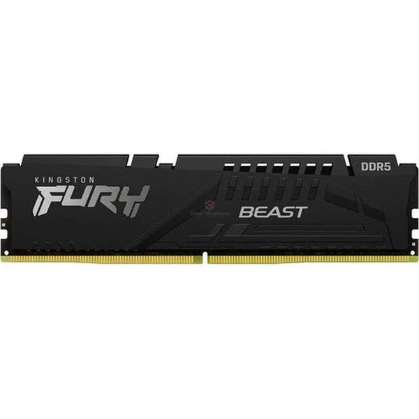 Módulo Ram Kingston Fury Beast Para Placa Base - 32Gb (1 X 32Gb) - Ddr5-5600/Pc5-44800 Ddr5 Sdram - 5600Mhz Doble Fila Memoria - Cl40 - 1.25V - Al Por Menor - Sin Búfer - 288-Clavijas - Dimm - SMART BUSINESS