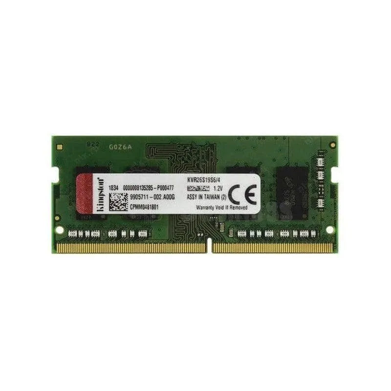 Kingston Módulo Ram Kingston Valueram - 4Gb - Ddr4-2666/Pc4-21300 Ddr4 Sdram - 2666Mhz - Cl19 - 1.20V - No-Ecc - Sin Búfer - 260-Pin - Sodimm - SMART BUSINESS