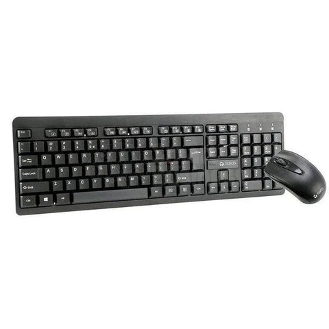 Kit Inalámbrico Multimendia Teclado + Mouse Te4061N, 2.4Ghz, Receptor Nano Usb, Negro. - SMART BUSINESS