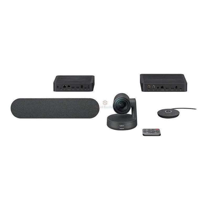 LOGITECH EQUIPO DE VÍDEOCONFERENCIA LOGITECH RALLY - 3840 X 2160 VÍDEO (EN VIVO) - 4K UHD - NTSC - 60FPS - 1 X RED (RJ-45) - USB - GIGABIT ETHERNET - EXTERNO MICROPHONE(S) - DE ESCRITORIO - SMART BUSINESS