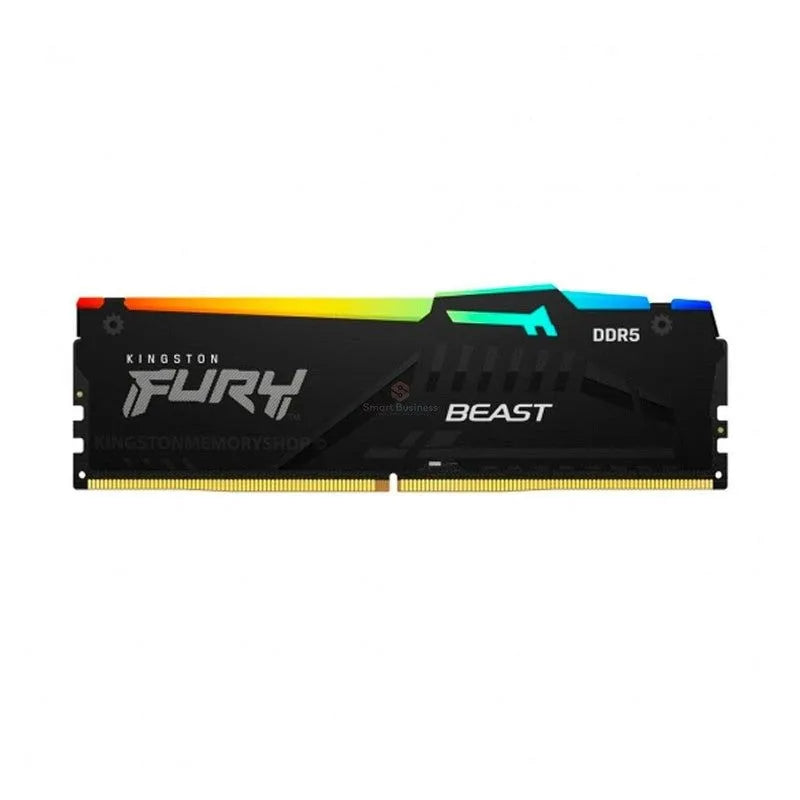 MEMORIA KINGSTON FURY BEAST 16GB DDR5-5600MHZ PC5-44800 CL40, 1.25V, 288-PIN, XMP 3.0, RGB - SMART BUSINESS