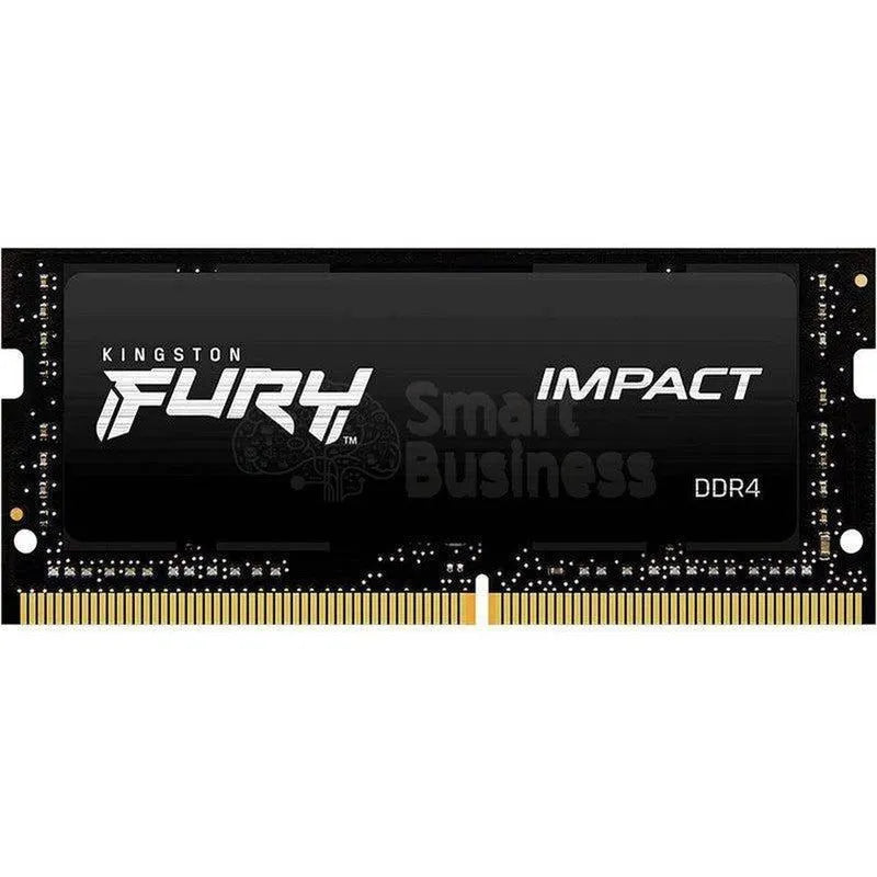 Memoria Para Laptop Sodimm Kingston Fury Ddr4 8Gb Impact (Kf432S20Ib/8) 3200 Mhz - SMART BUSINESS