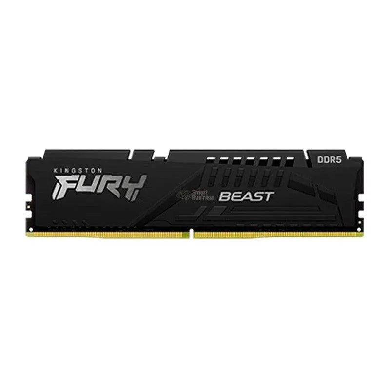 Memoria Ram Kingston Ddr5 8Gb, Frecuencia 5200 Mhz, Fury Beast Negro, Para Computadora De Escritorio (Kf552C40Bb-8) - SMART BUSINESS