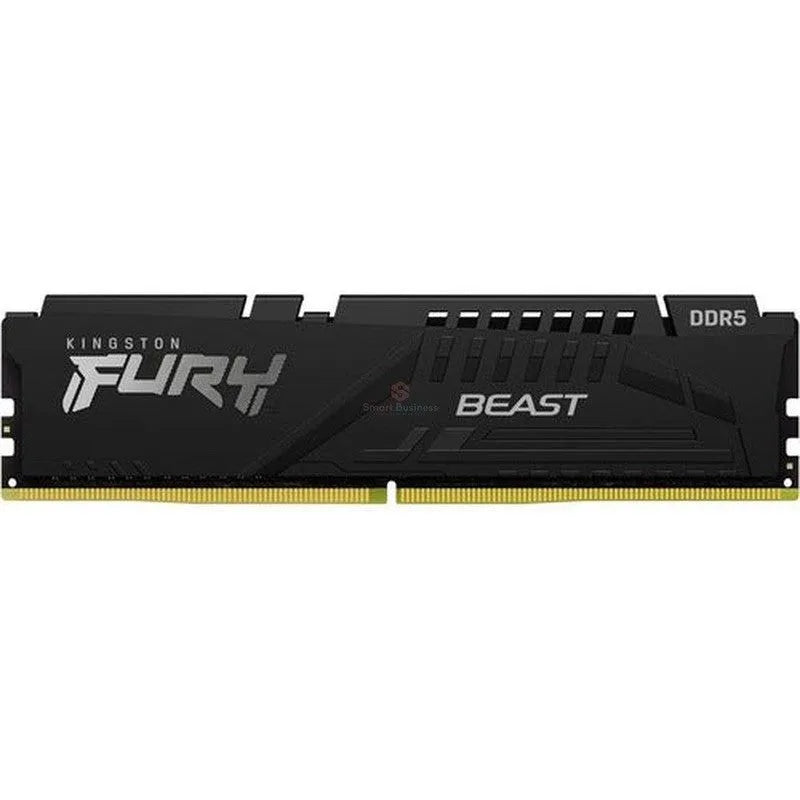 Módulo Ram Kingston Fury Beast Para Placa Base - 32Gb (1 X 32Gb) - Ddr5 5200/Pc5-41600 Ddr5 Sdram - 5200Mhz Doble Fila Memoria - Cl40 - 1.25V - Sin Búfer - 288-Clavijas - Dimm - SMART BUSINESS