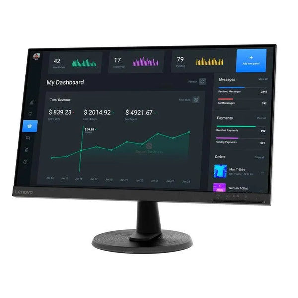 Monitor Lenovo C24-40, 23.8" Wled Va, Anti-Glare, 75Hz, 1 X Hdmi, 1 X Vga. - SMART BUSINESS