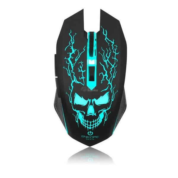 Mouse Gamer Brain Ekm302 Usb 7Leds 6B 3200Dpi Enkore - SMART BUSINESS
