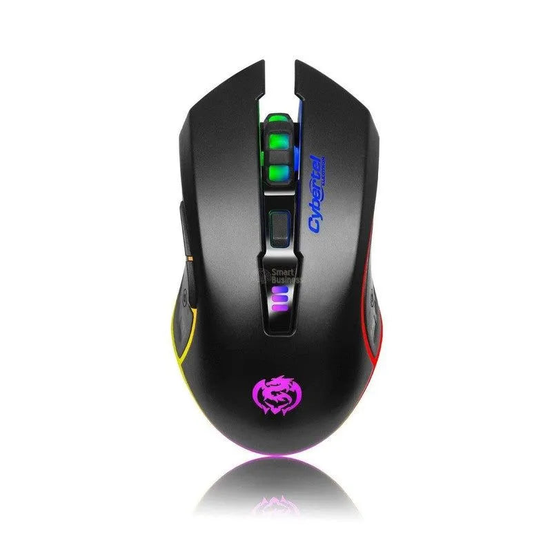 Mouse Gamer Elektron Cyb M515 Usb Rgb 3200Dpi Cybertel - SMART BUSINESS