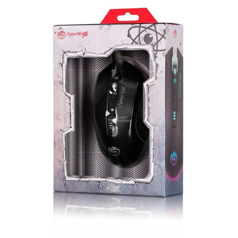 Mouse Gamer Elektron Cyb M515 Usb Rgb 3200Dpi Cybertel - SMART BUSINESS