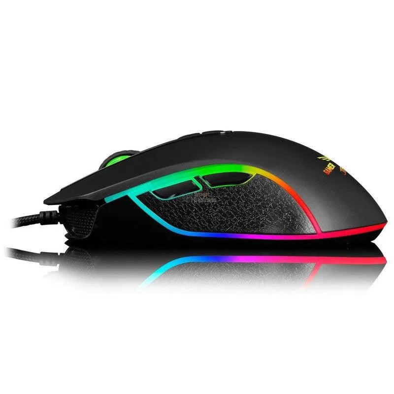 Mouse Gamer Fisher Mic M810 Usb Rgb 7B 4200Dpi - SMART BUSINESS