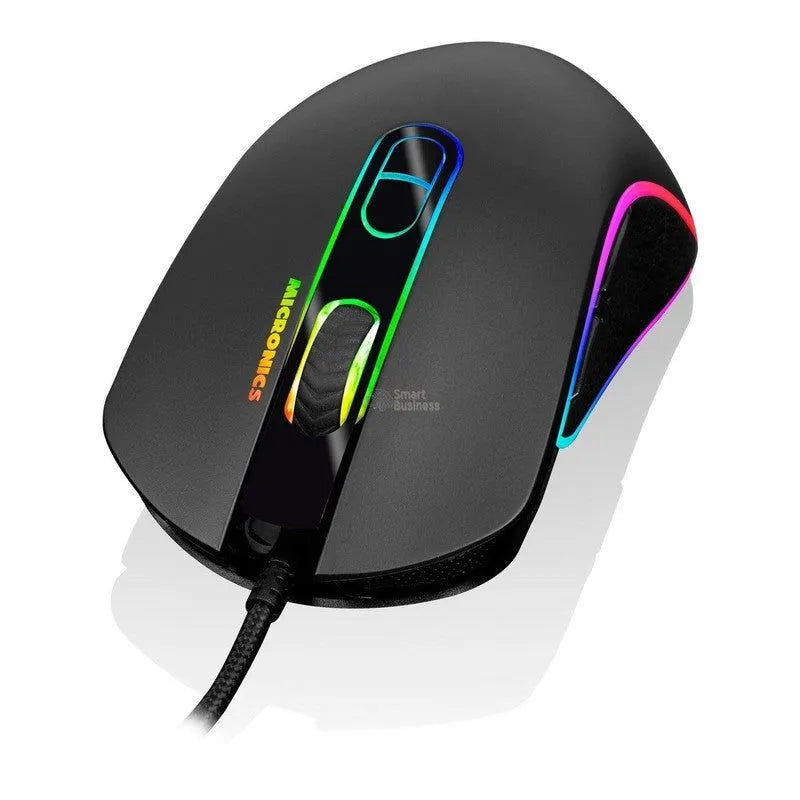 Mouse Gamer Fisher Mic M810 Usb Rgb 7B 4200Dpi - SMART BUSINESS