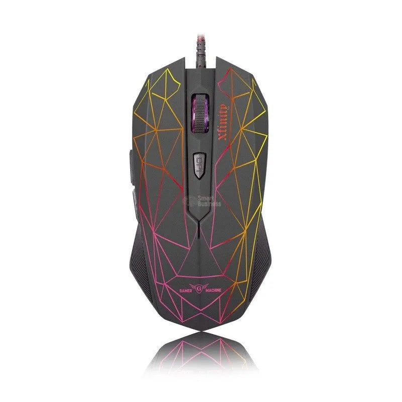 Mouse Gamer Xfinity Mic M809 Usb 6Leds - SMART BUSINESS