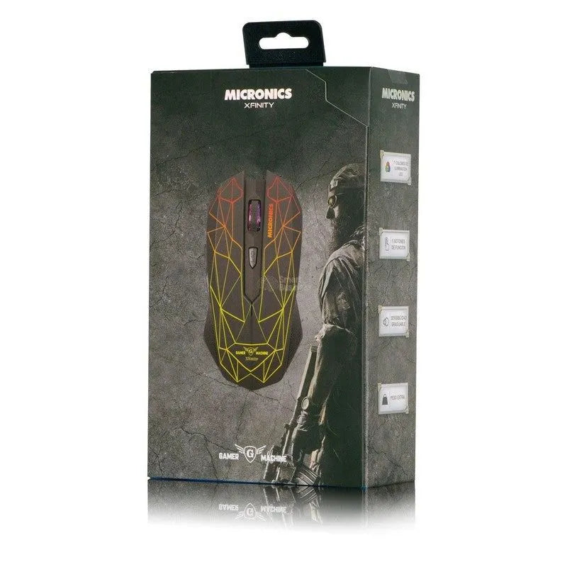 Mouse Gamer Xfinity Mic M809 Usb 6Leds - SMART BUSINESS