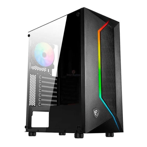 Case Msi Mag Vampiric 100R, Argb, Atx, Negro, Usb 3.2 Audio - SMART BUSINESS