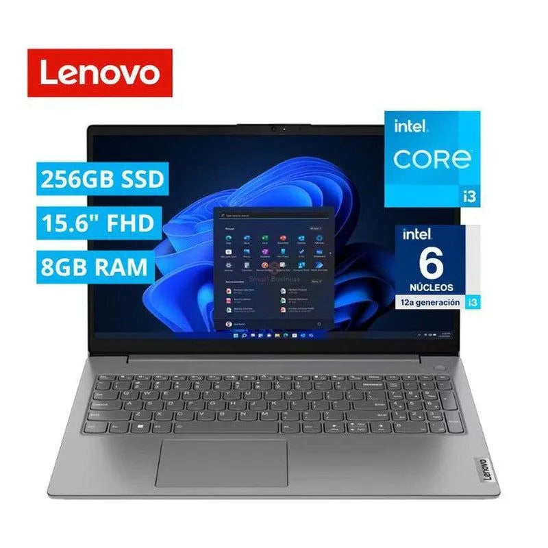 NOTEBOOK LENOVO V15 G3 IAP 15.6" FHD TN, CORE I3-1215U 1.2 / 4.4GHZ, 8GB DDR4-3200MHZ - SMART BUSINESS